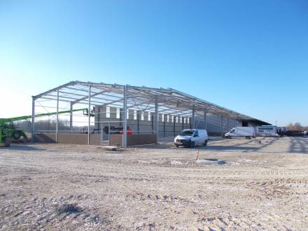 Extension d'un bâtiment : notre nouvelle unité de production automatisée. Contactez-nous pour la visiter !